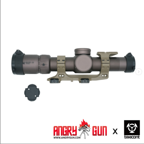 AngryGun Short dot Toxicant RZ HD3. 1-10 x 24 FPP con Montura Estilo AUS Angrygun de 34mm 1.54"+ Montura ACRO P1/P2 (Edicion Limitada) - FDE AngryGun Short dot Toxicant RZ HD3. 1-10 x 24 FPP con Montura Estilo AUS Angrygun de 34mm 1.54"+ Montura ACRO P1/P2 (Edicion Limitada) - FDE