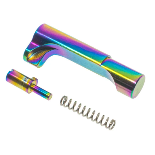 Cow Cow Technology Tokyo Marui Hi Capa Stainless Steel Magazine Catch - Rainbow Cow Cow Technology Tokyo Marui Hi Capa Stainless Steel Magazine Catch - Rainbow