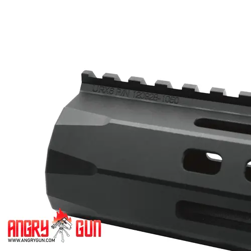 AngryGun URX-6 M-Lock Rail 10.5" - Black AEG, MWS, GBB & PTW