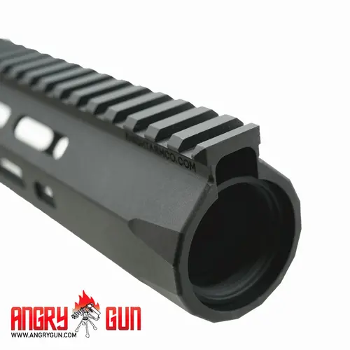 AngryGun URX-6 M-Lock Rail 10.5" - Black AEG, MWS, GBB & PTW