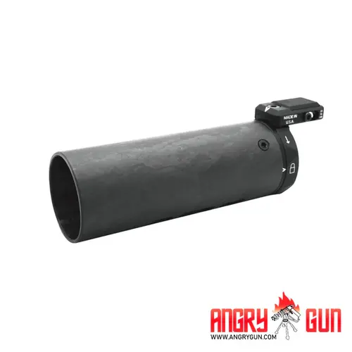 AngryGun U-RAC Style Suppressor Shield - Black Carbon 6.5 Inch AngryGun U-RAC Style Suppressor Shield - Black Carbon 6.5 Inch