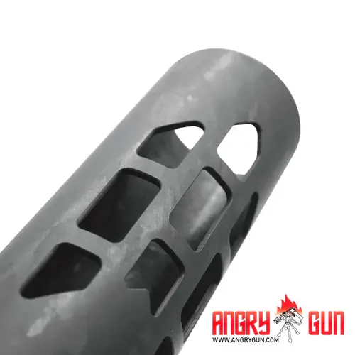 AngryGun U-RAC Style Suppressor Shield - Black Carbon 6.5 Inch AngryGun U-RAC Style Suppressor Shield - Black Carbon 6.5 Inch