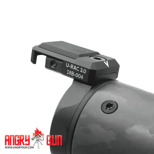 AngryGun U-RAC Style Suppressor Shield - Black Carbon 6.5 Inch AngryGun U-RAC Style Suppressor Shield - Black Carbon 6.5 Inch