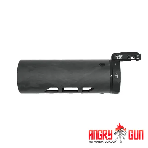 AngryGun U-RAC Style Suppressor Shield - Black Carbon 6.5 Inch AngryGun U-RAC Style Suppressor Shield - Black Carbon 6.5 Inch
