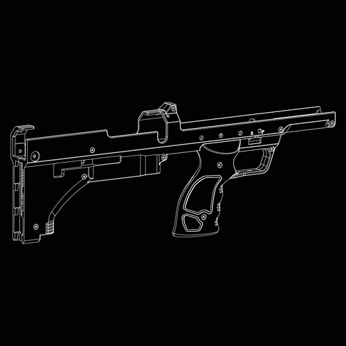 Silverback SRS A2 Spare Nylon Stock FDE Silverback SRS A2 Spare Nylon Stock FDE
