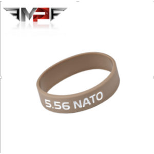 Night Evolution Goma Elástica FDE con Logo 5.56 (Blanco)