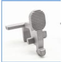 Stainless Steel Bolt Stop for Tokyo Marui M4 MWS GBB - Silver