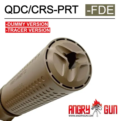AngryGun KAC Licensed QDC/CRS-PRT Suppressor Tracer Version - FDE
