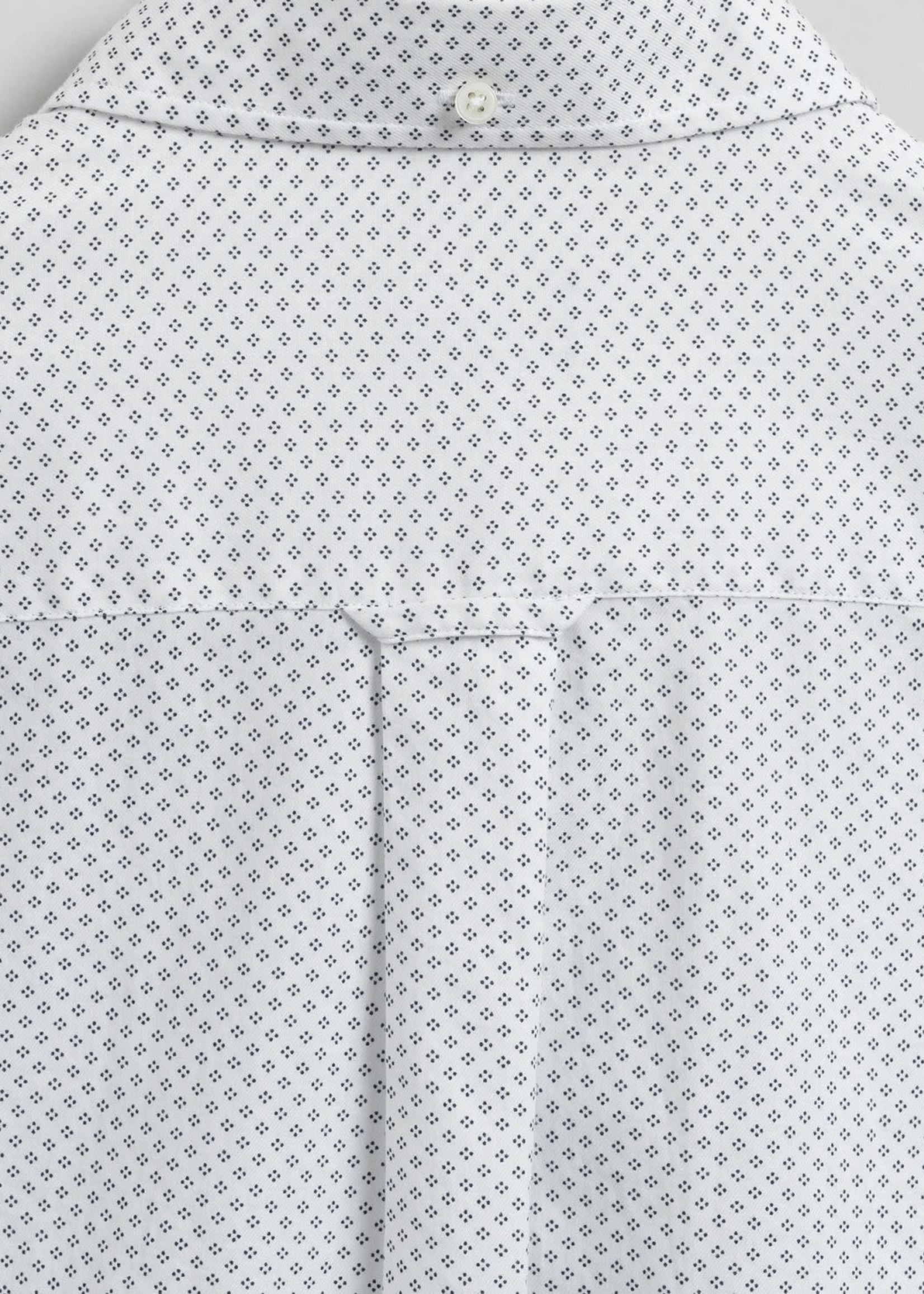 GANT Regular Fit hemd met microstippenprint
