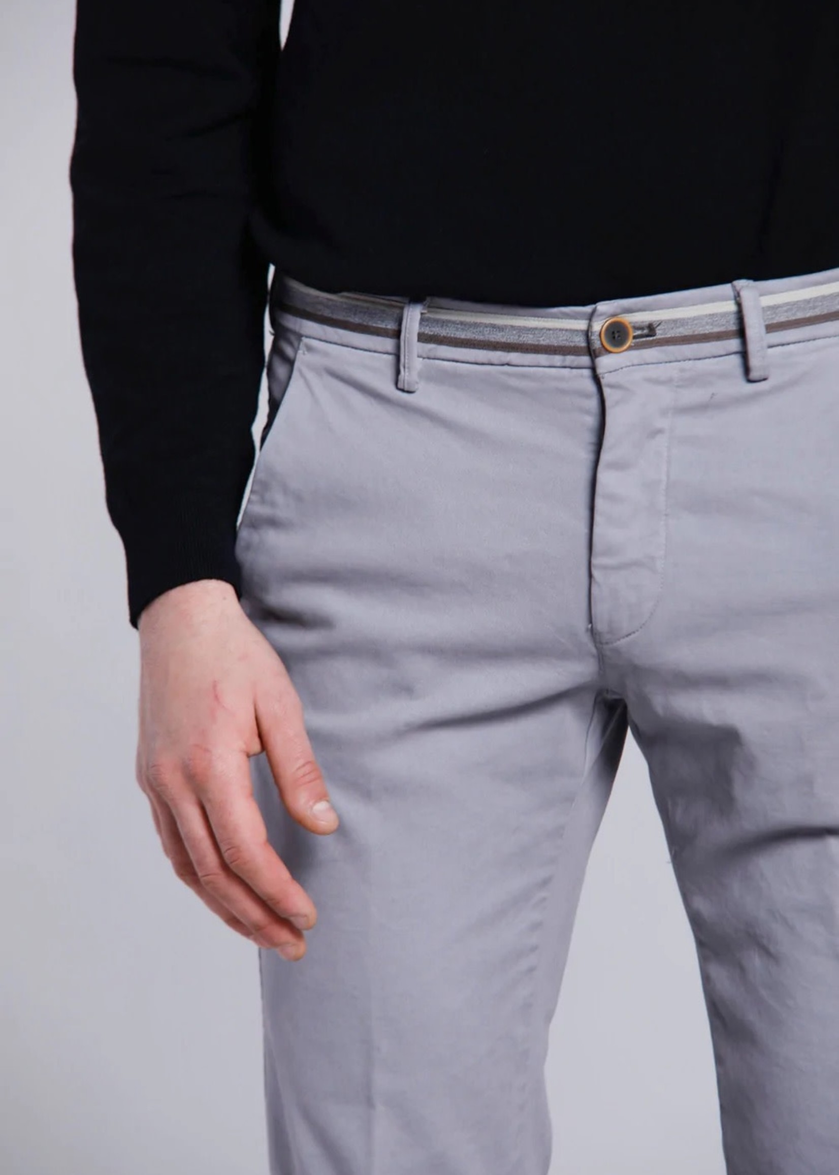 MASON'S Torino Winter pantalon chino avec ruban slim fit