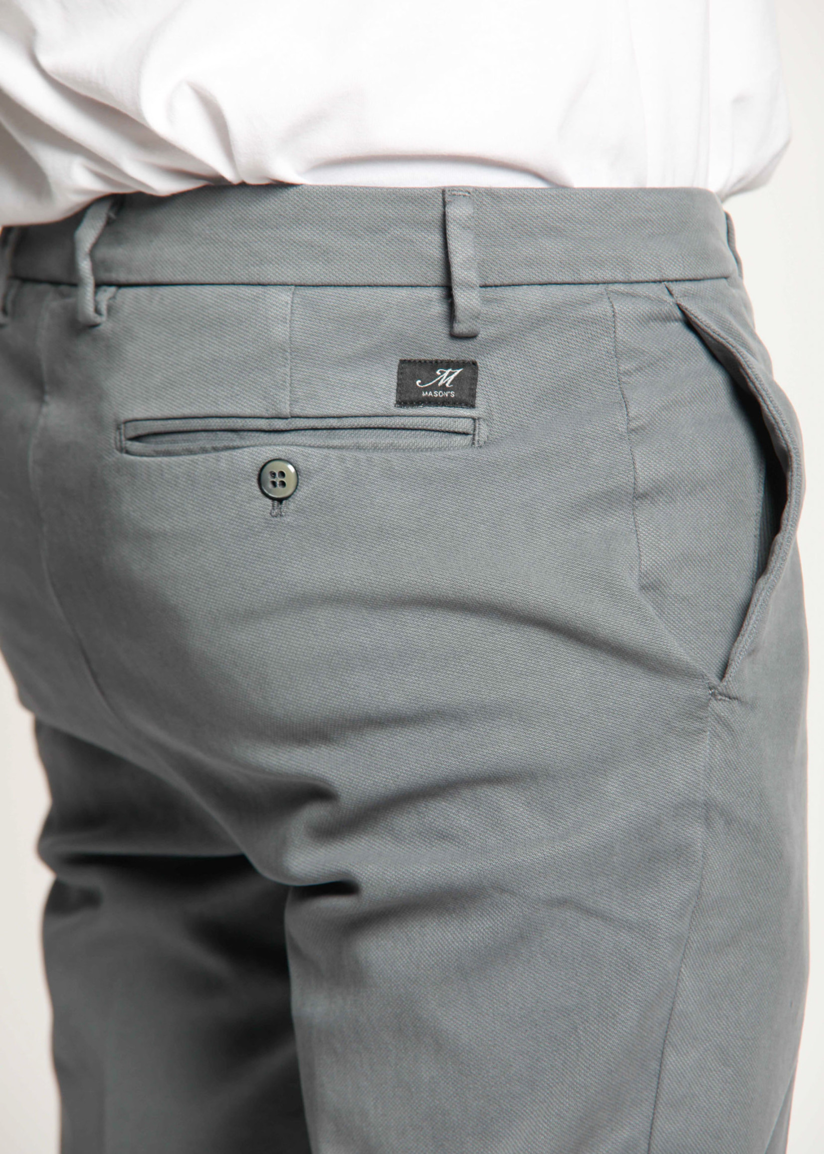 MASON'S Pantalon chino Torino Style en coton slim