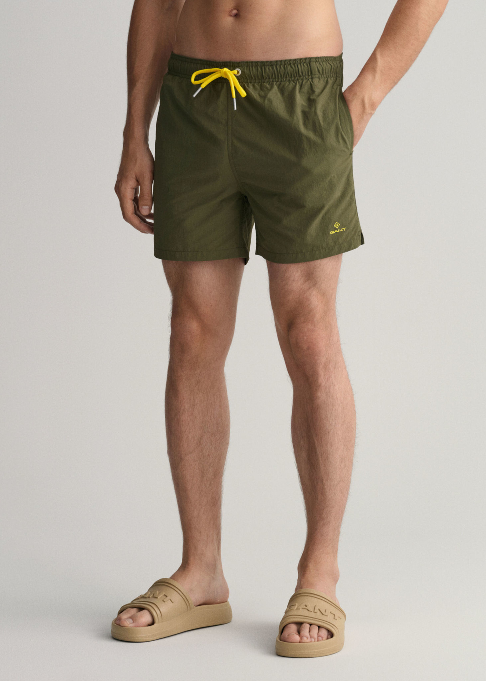 GANT Classic Fit zwemshort - Juniper Green