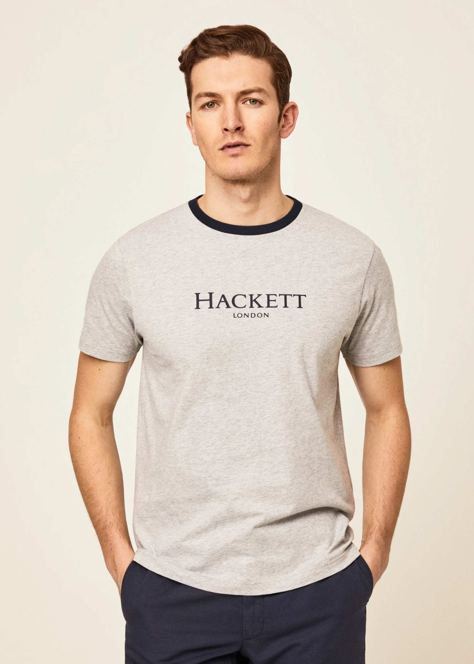 HACKETT T-shirt classique Héritage - Grey