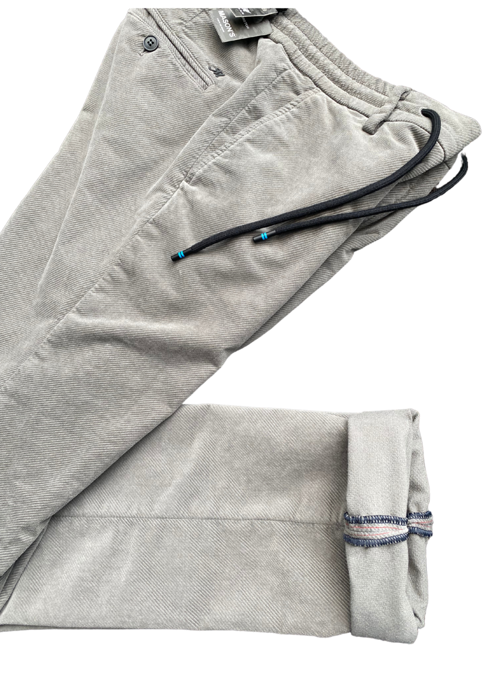 Milano Jogger Pantalon chino homme en laine unie extra slim - Mason's -  Kevin's Men's Wear