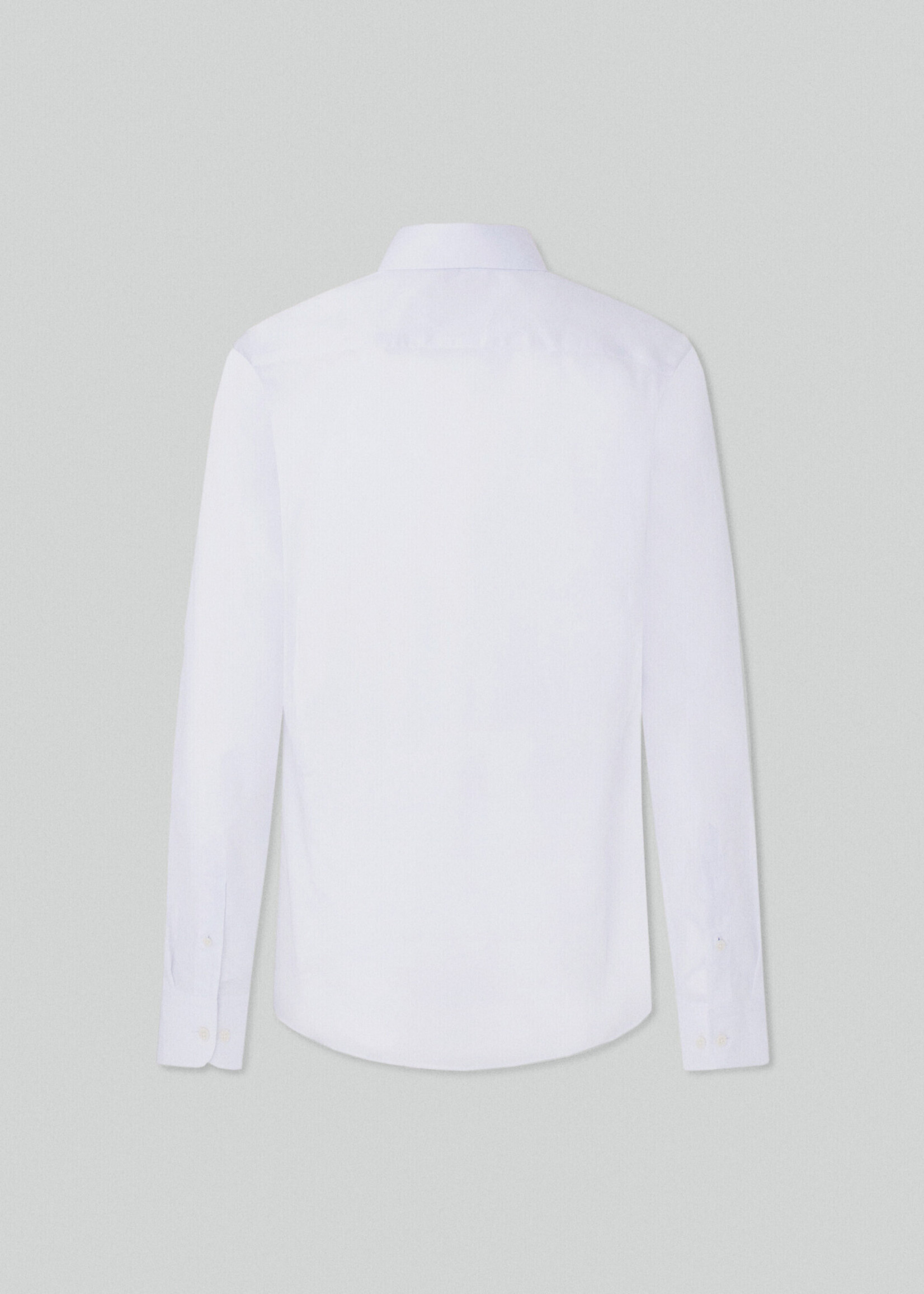 HACKETT Katoen Twill Slim Fit Overhemd - White