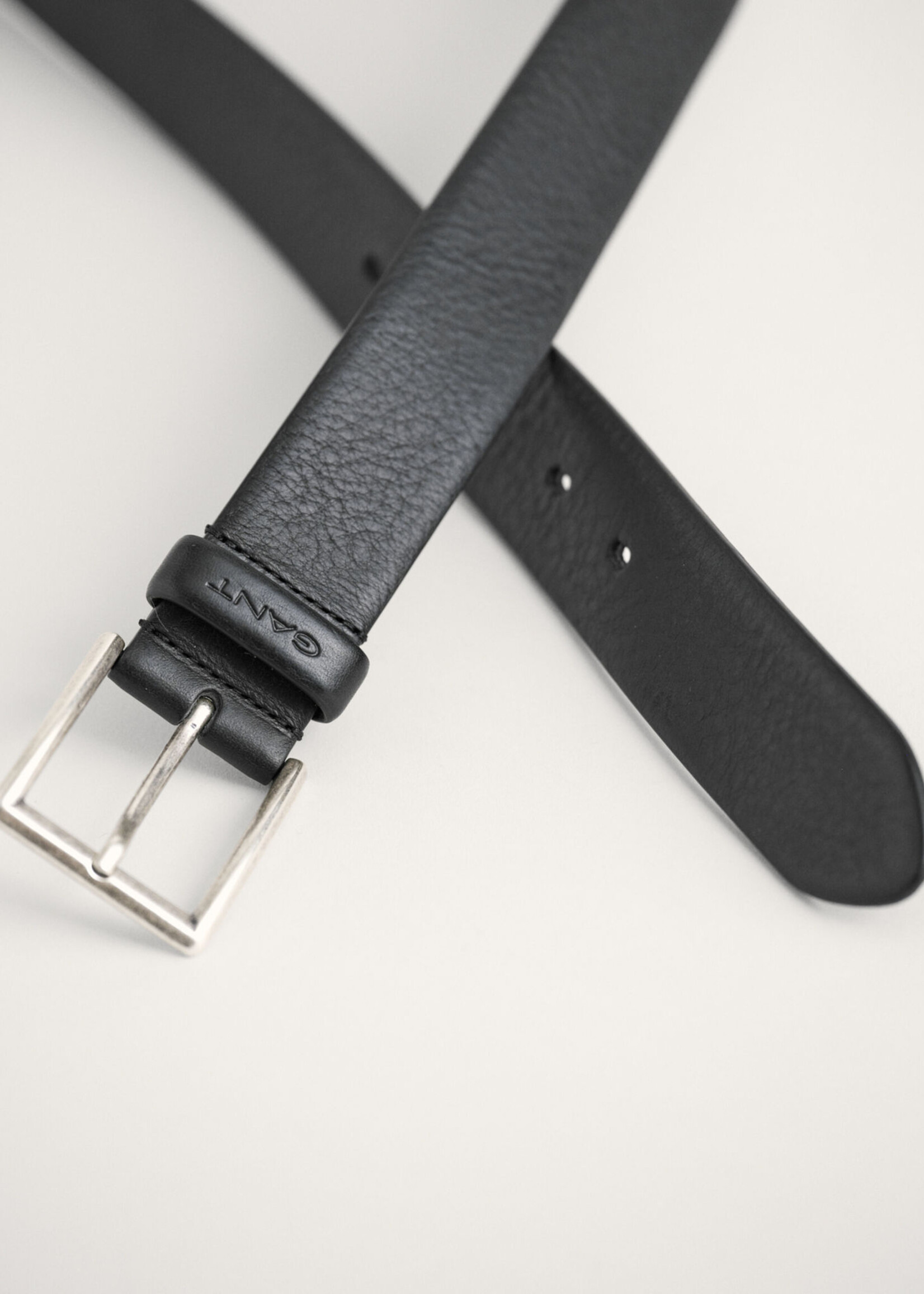 GANT Klassieke leren riem - Black