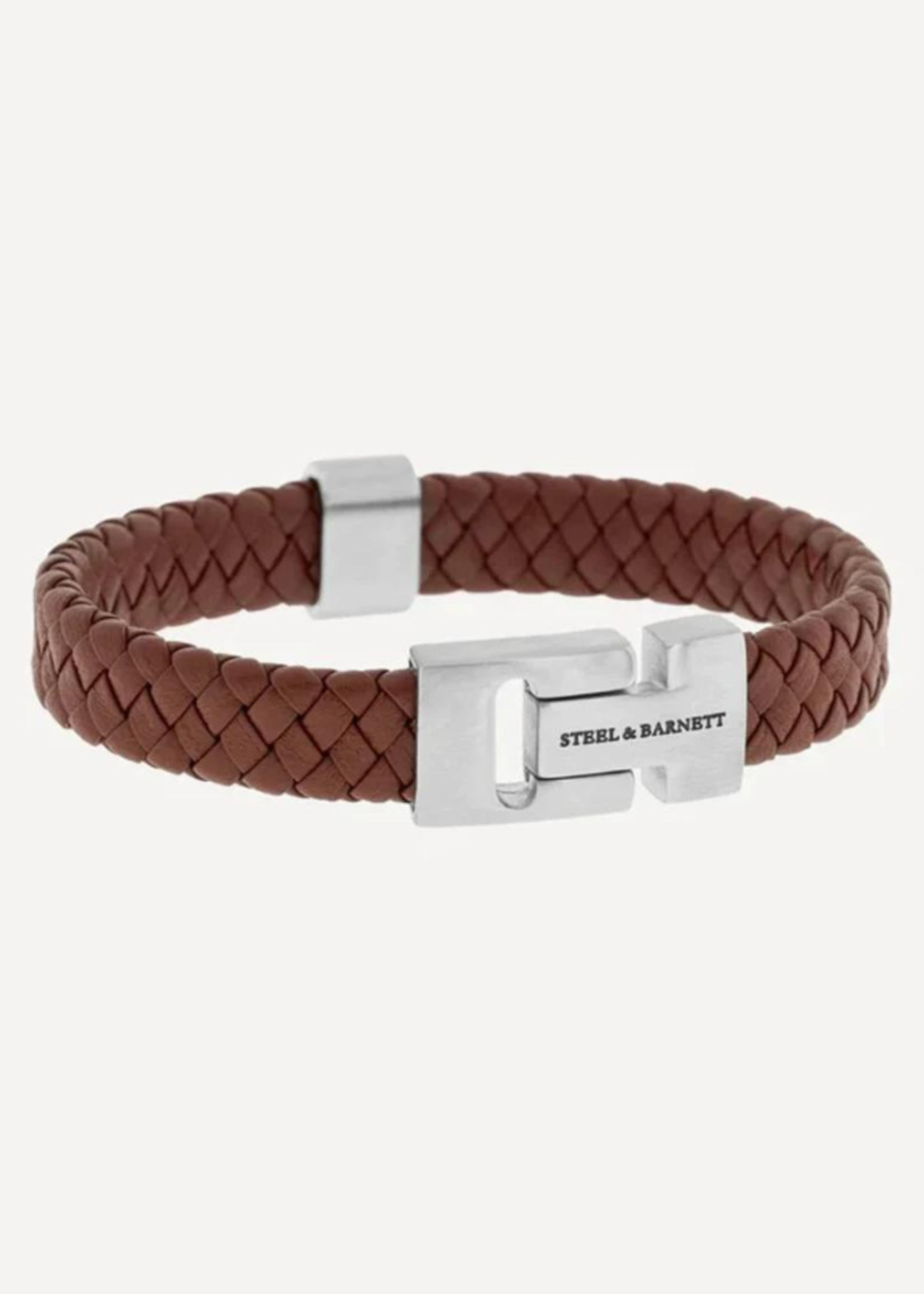 STEEL & BARNETT Leather Bracelet HARRISON - Peanut