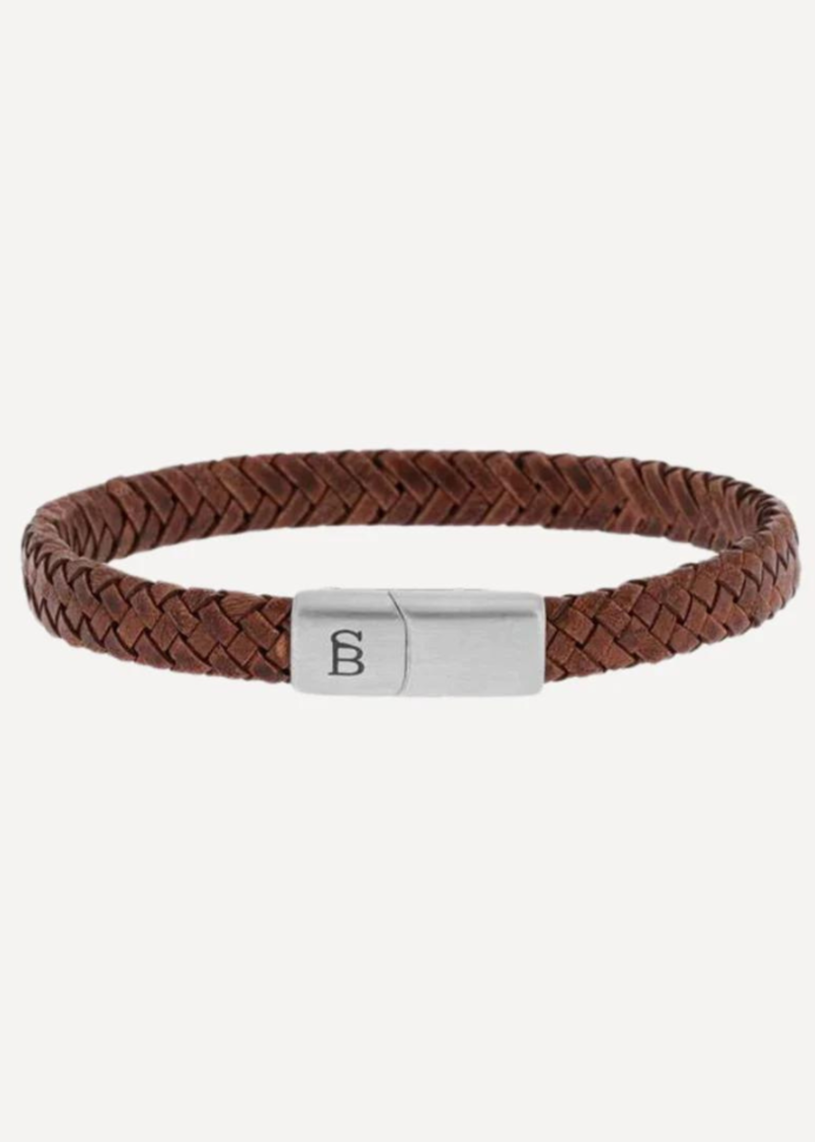 STEEL & BARNETT Leather Bracelet RILEY - Caramel