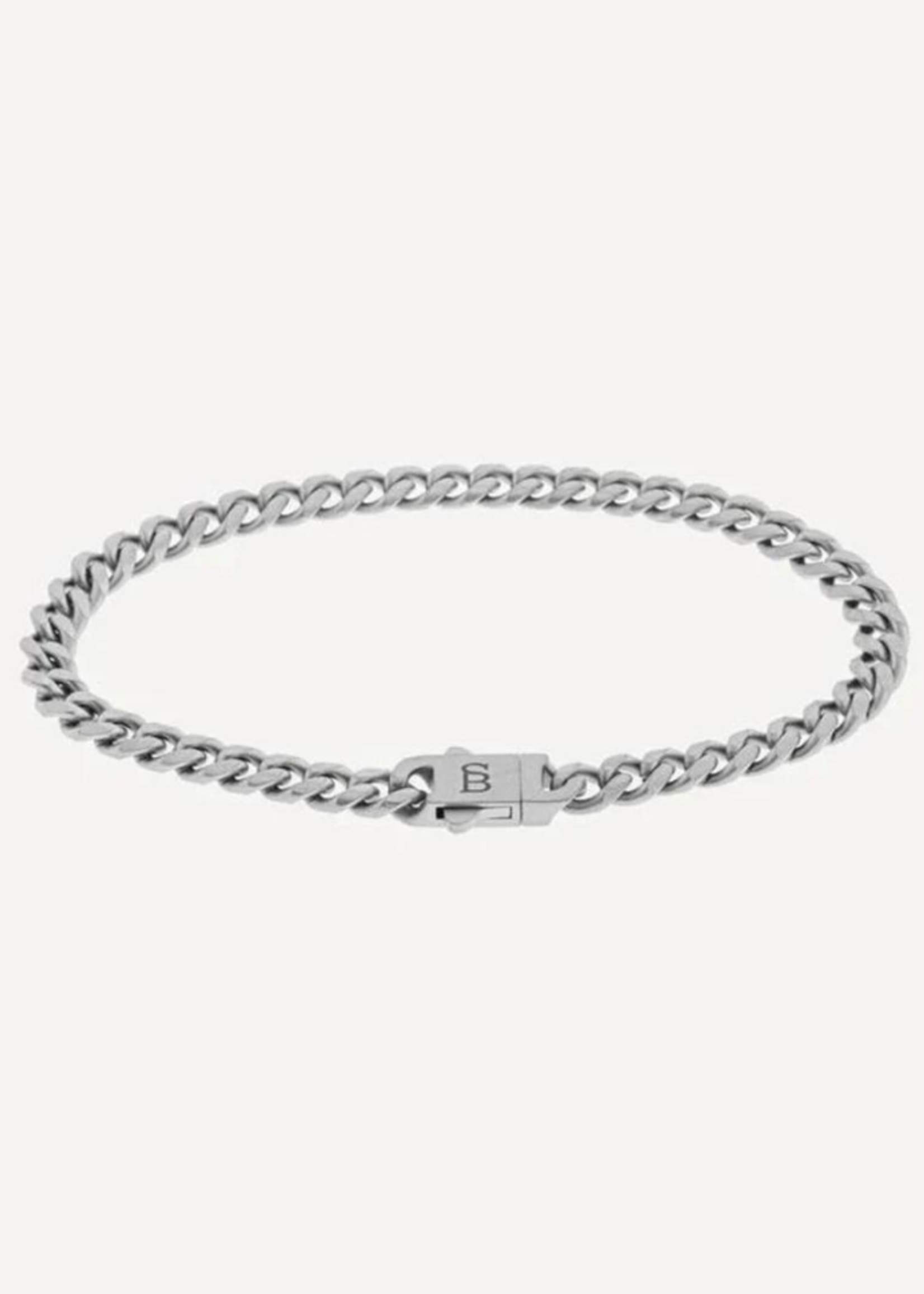 STEEL & BARNETT Stalen armband SVELTE STEPHEN - Matt Silver