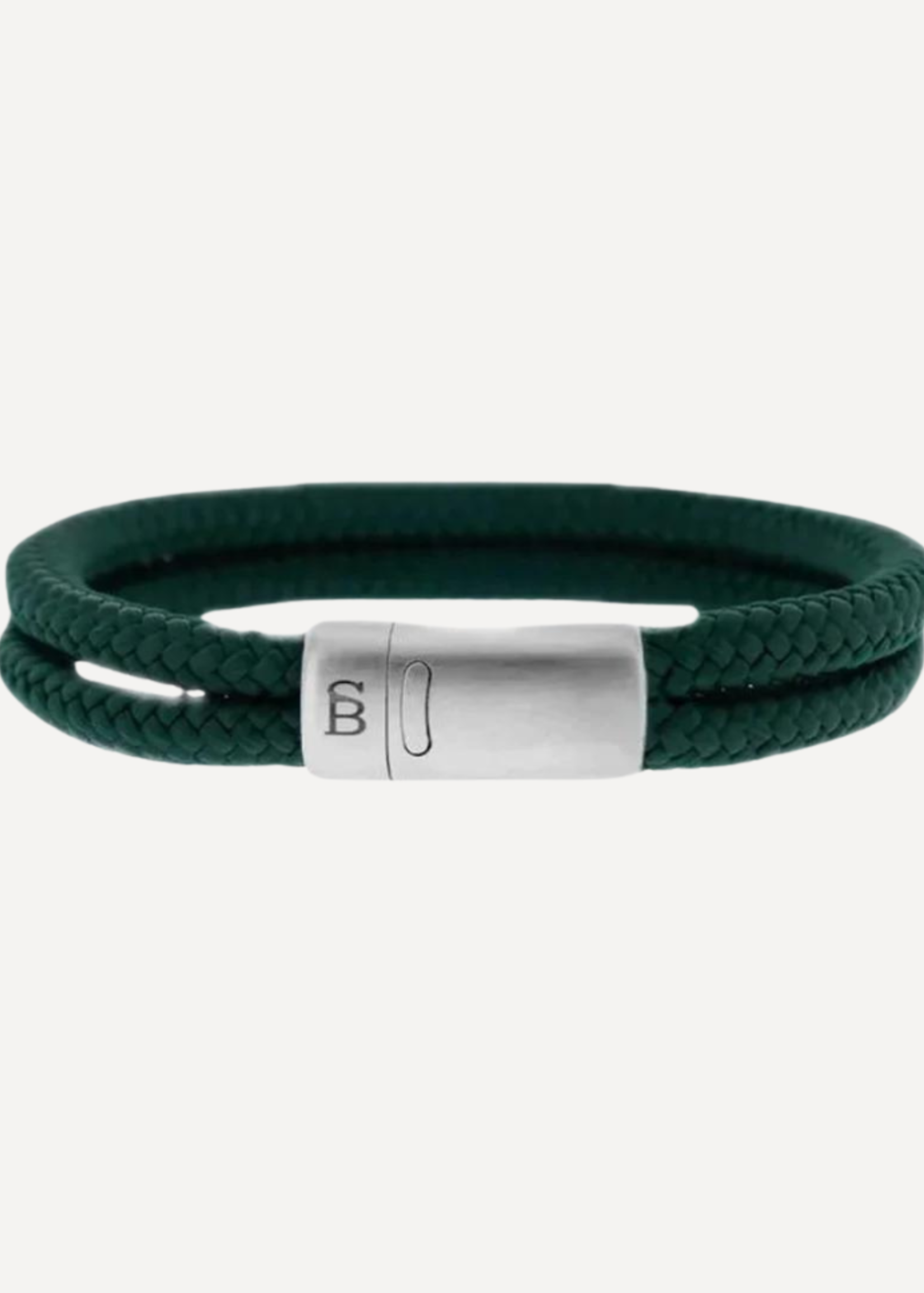 STEEL & BARNETT Bracelet en corde LAKE - Dark Green