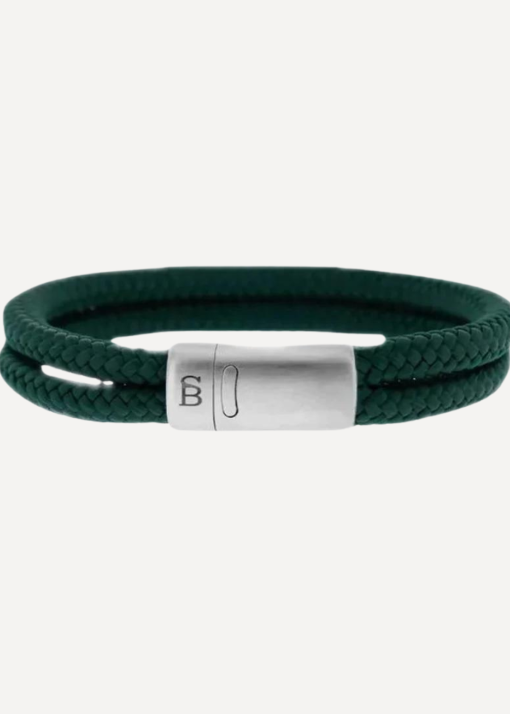 STEEL & BARNETT Rope Bracelet LAKE - Dark Green