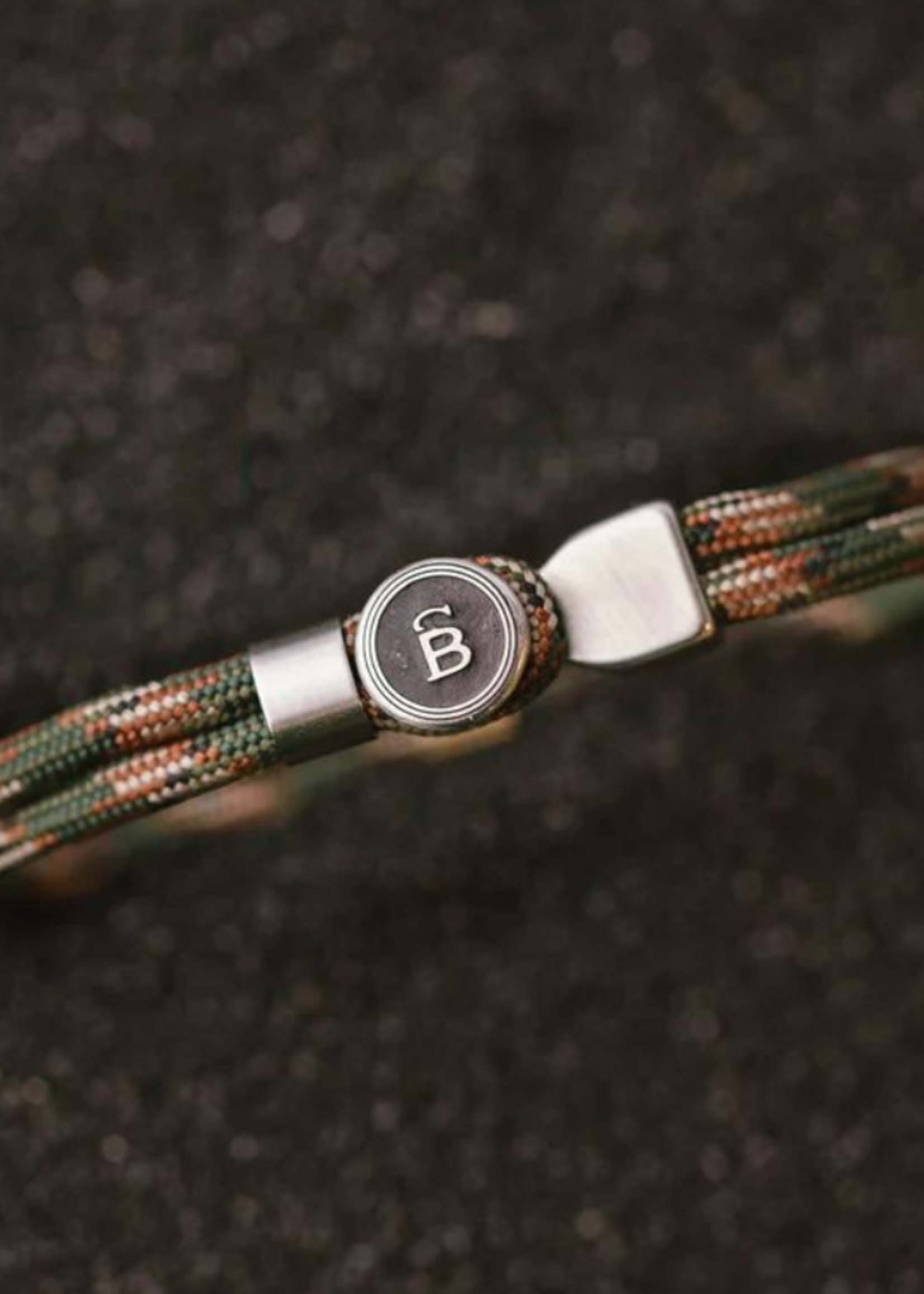 STEEL & BARNETT Bracelet en corde RIPTIDE - Woodland