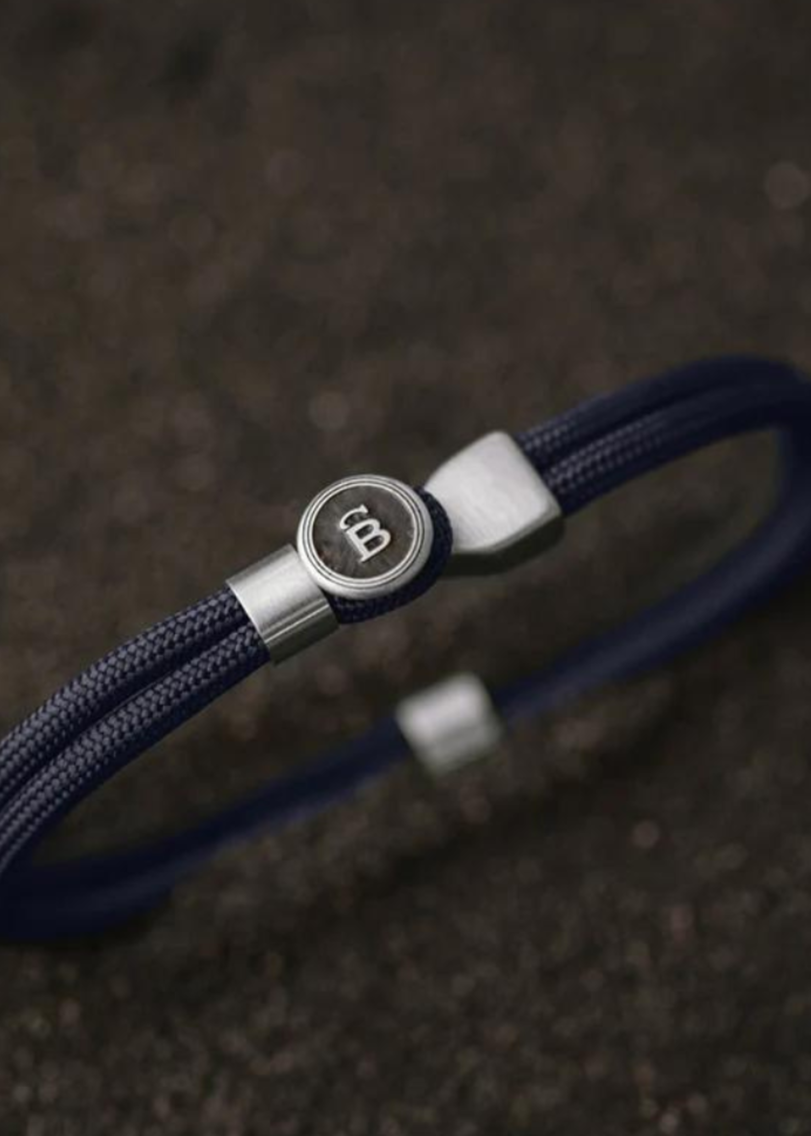 STEEL & BARNETT Touwarmband RIPTIDE - Navy