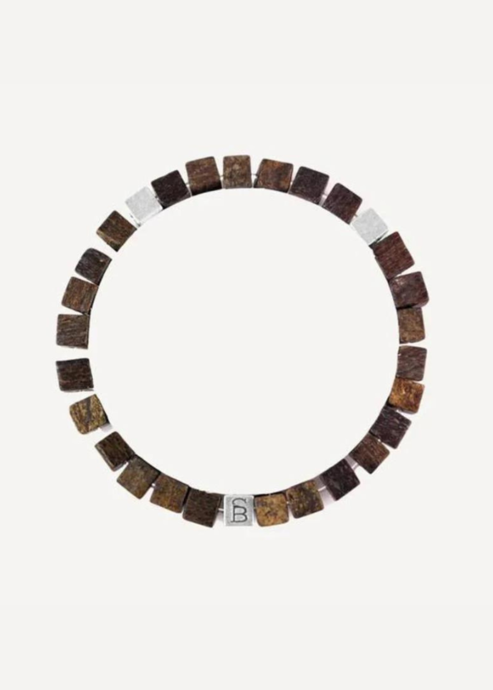 STEEL & BARNETT Bracelet en pierres MEMPHIS - Matt Bronzite