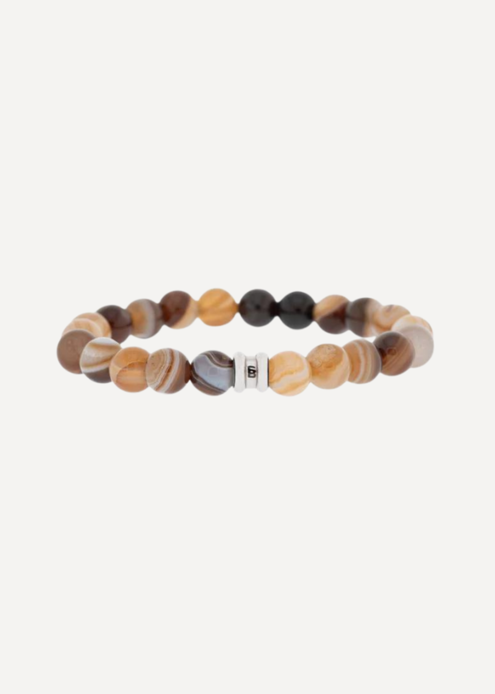 STEEL & BARNETT Stones Bracelet BASIC - Chocolate