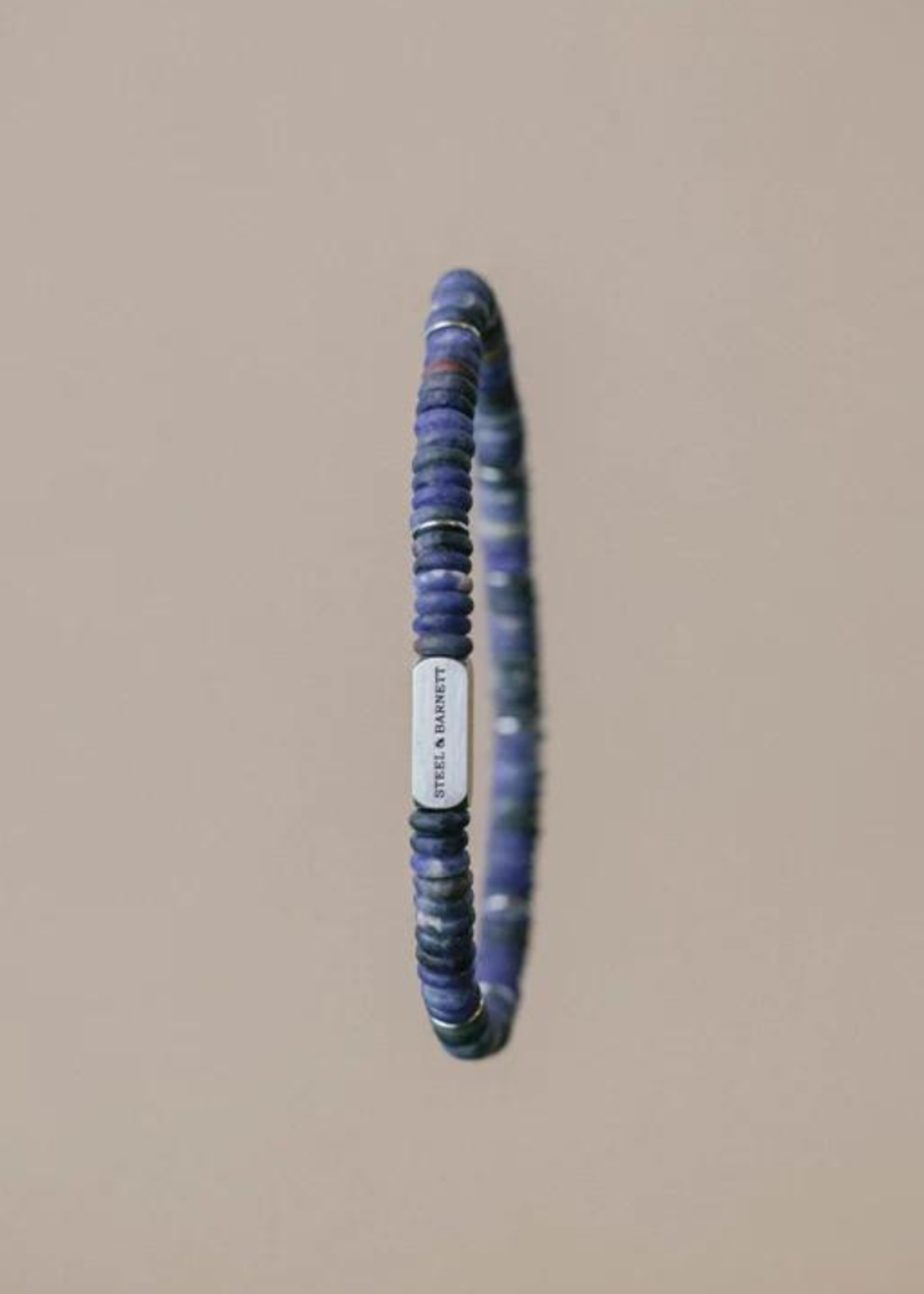 STEEL & BARNETT Stones Bracelet TWO TONE - Matt Sodalite