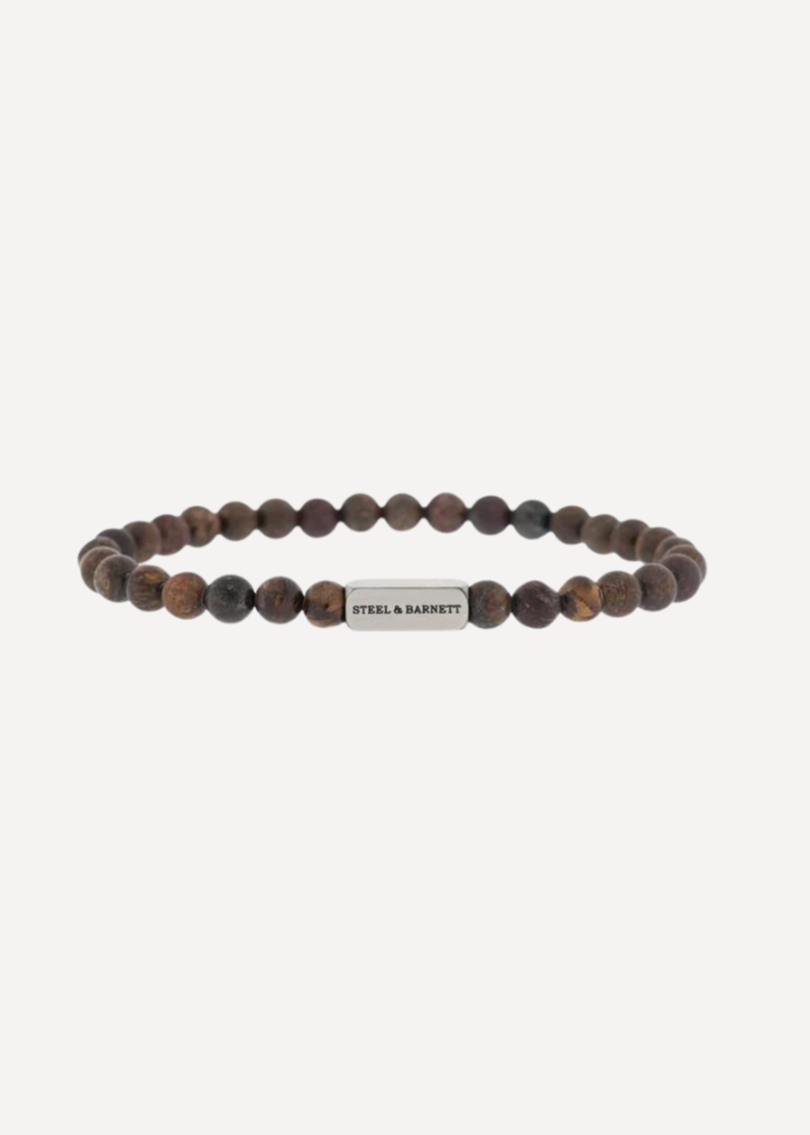 STEEL & BARNETT Stones Bracelet NATURAL NED - Matt Bronzite