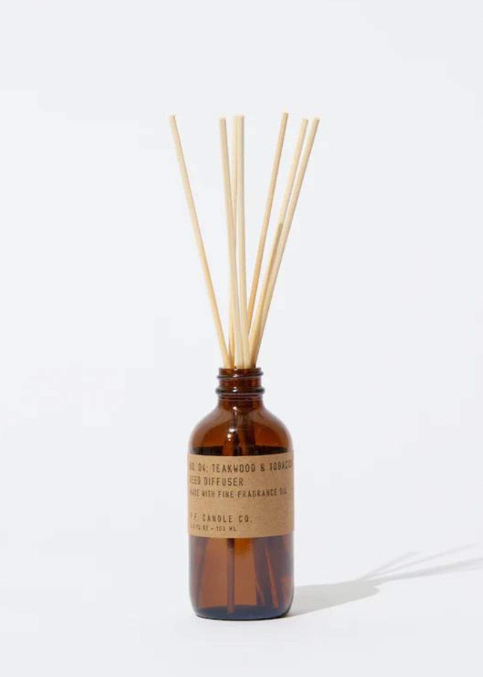 P.F. CANDLE CO. NO. 04 Teakwood and Tobacco – 103 ml Reed Diffuser