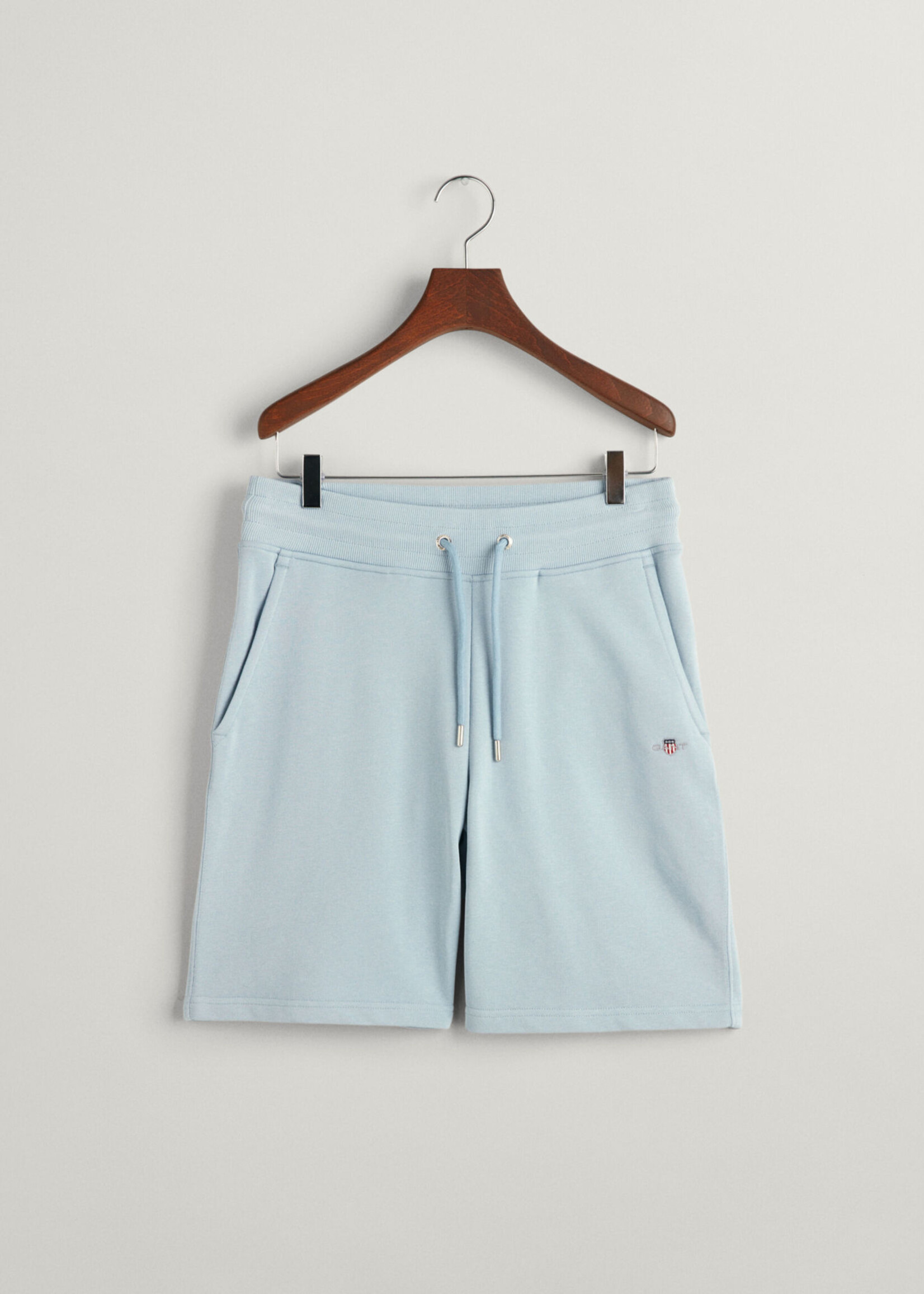 GANT Short en jersey Shield - Dove Blue