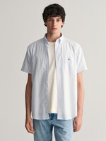 GANT Regular Fit Gingham Poplin Short Sleeve Shirt