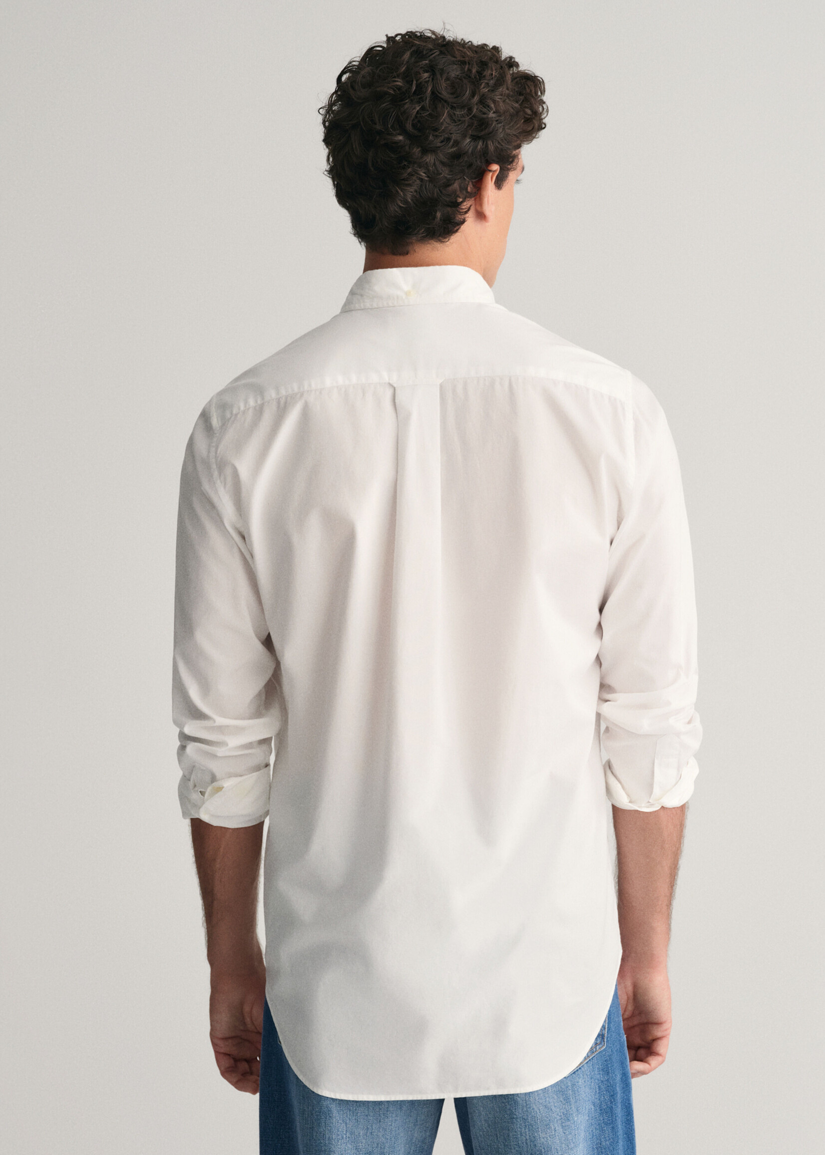 GANT Regular Fit Poplin Shirt - White