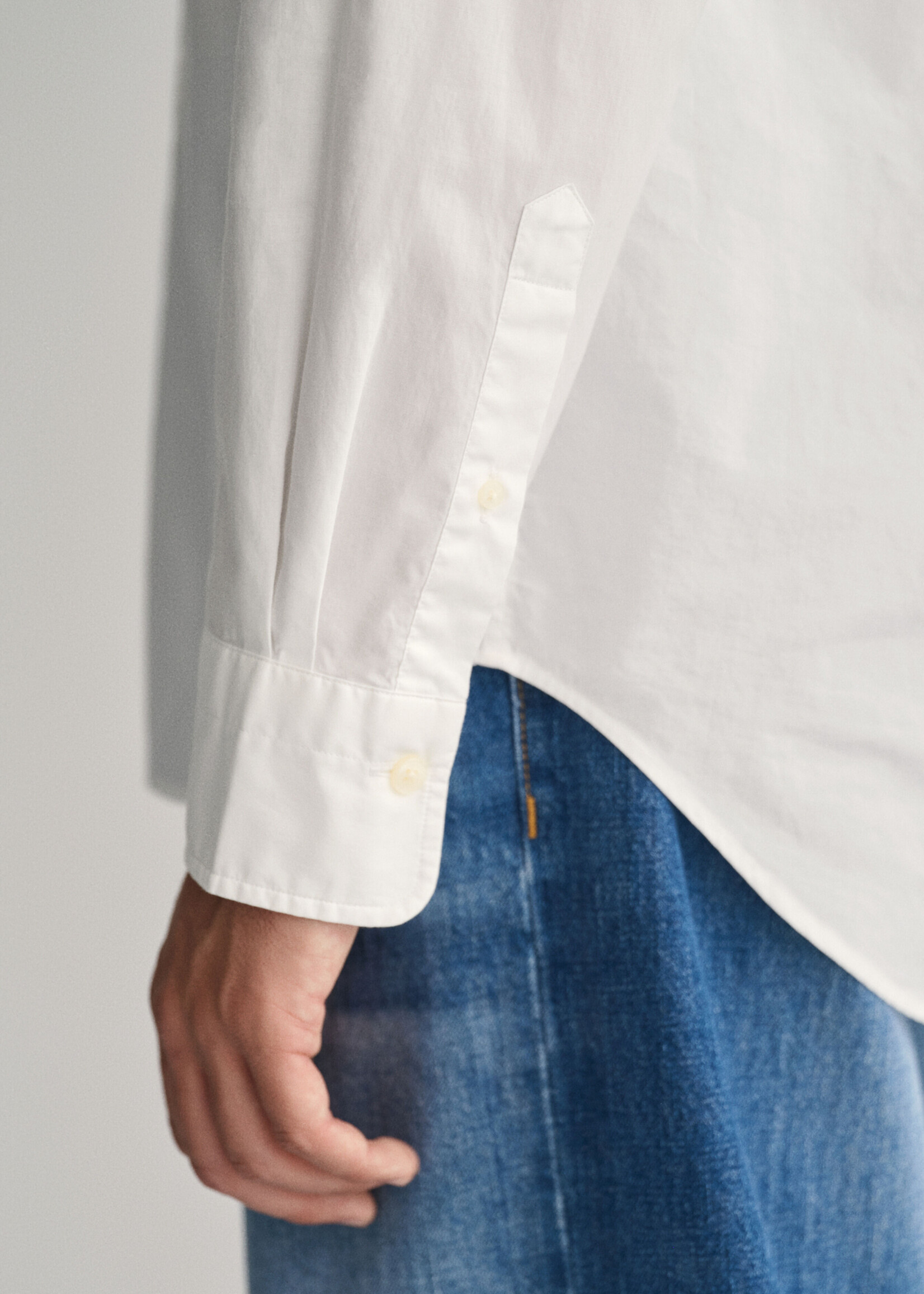 GANT Regular Fit Poplin Shirt - White