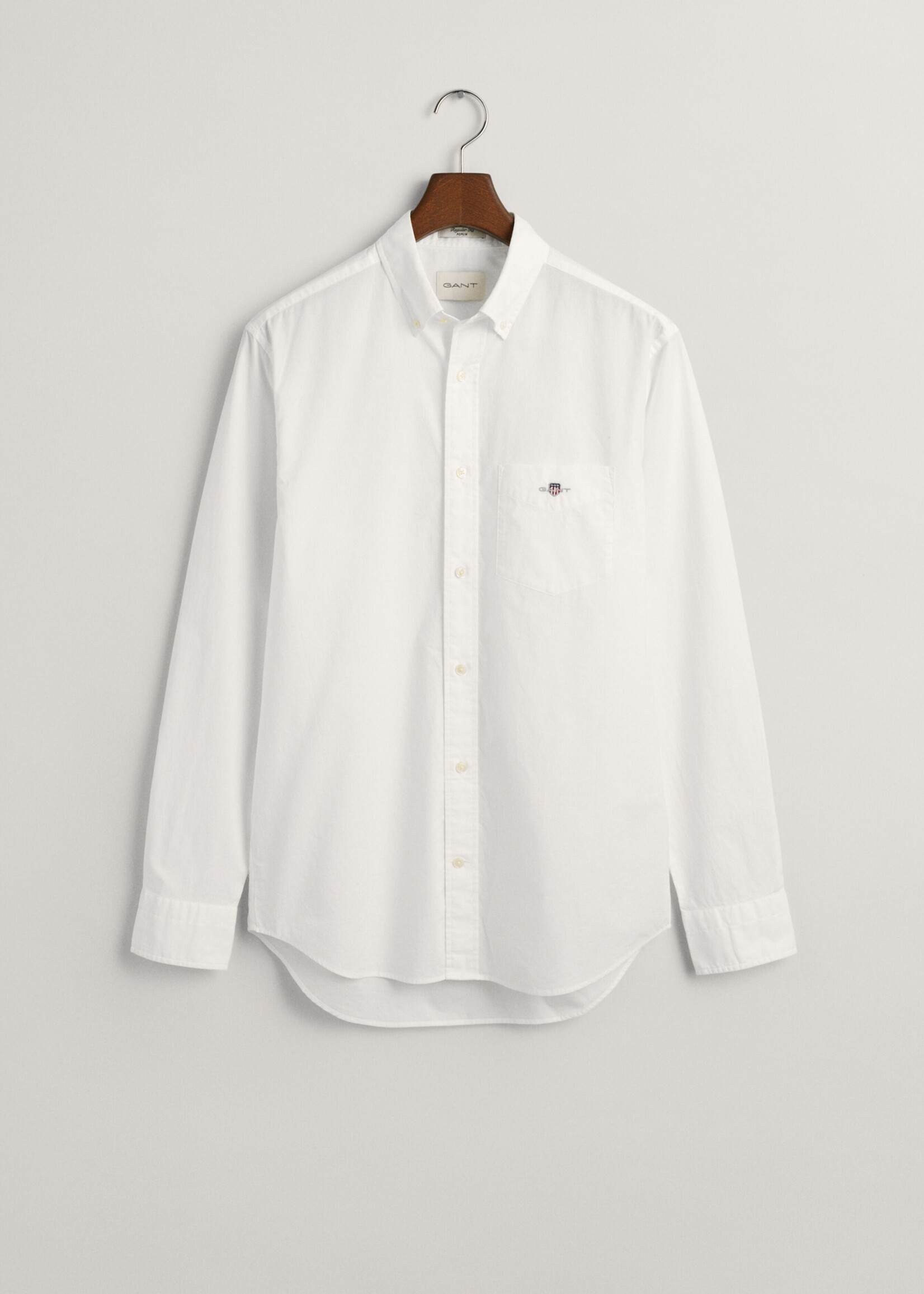 GANT Regular Fit Poplin Shirt - White