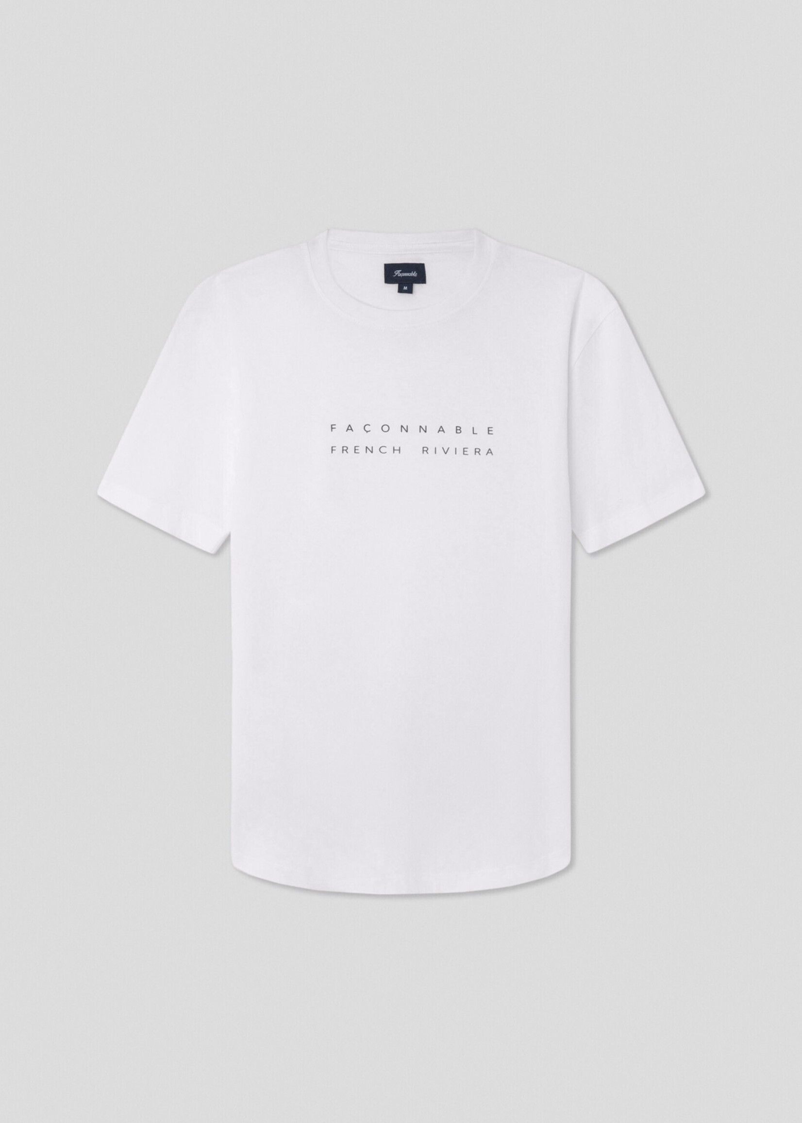 FAÇONNABLE T-shirt classique coupe club - Blanc