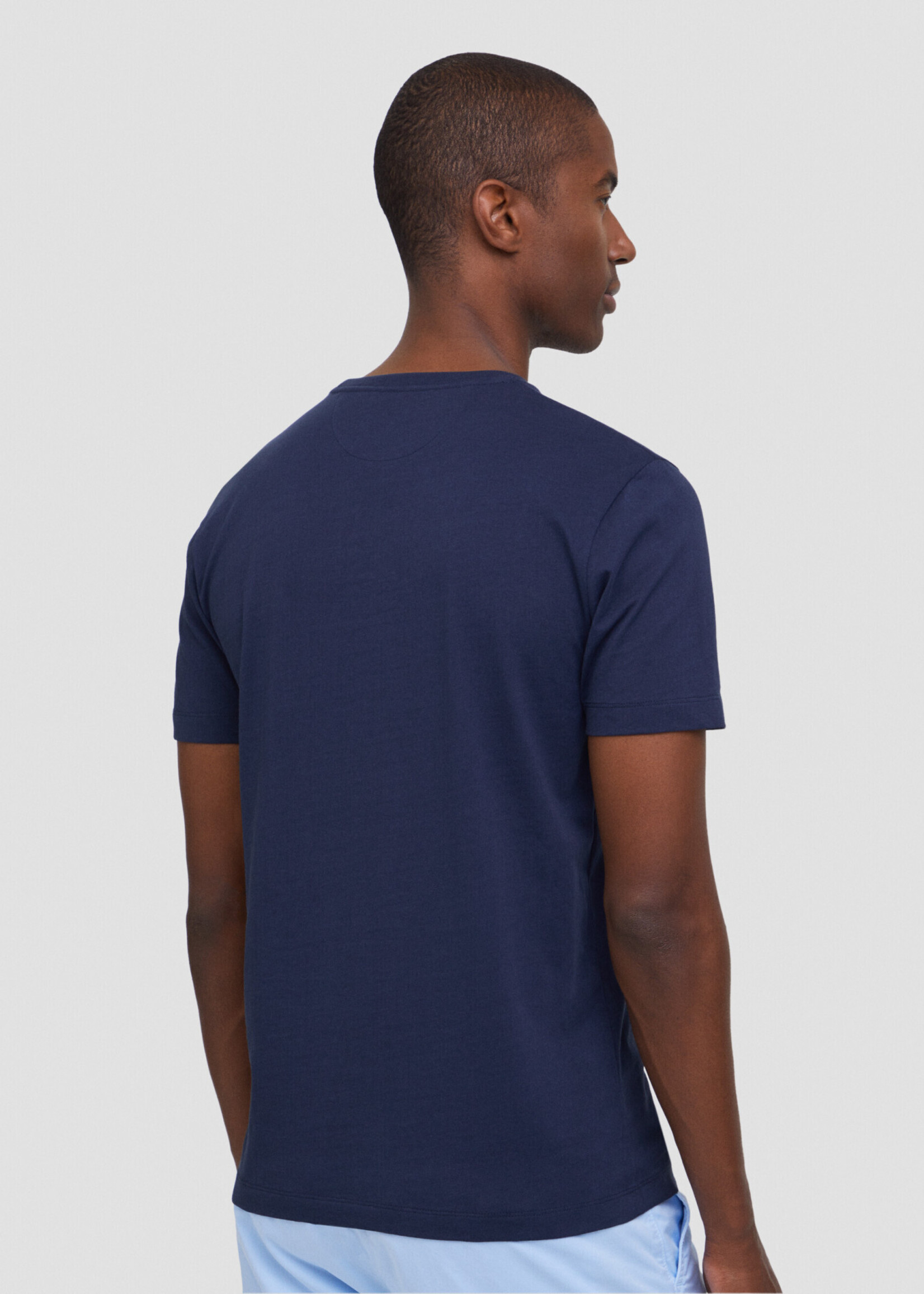 FAÇONNABLE Club fit Classic T-shirt - Marine Blue