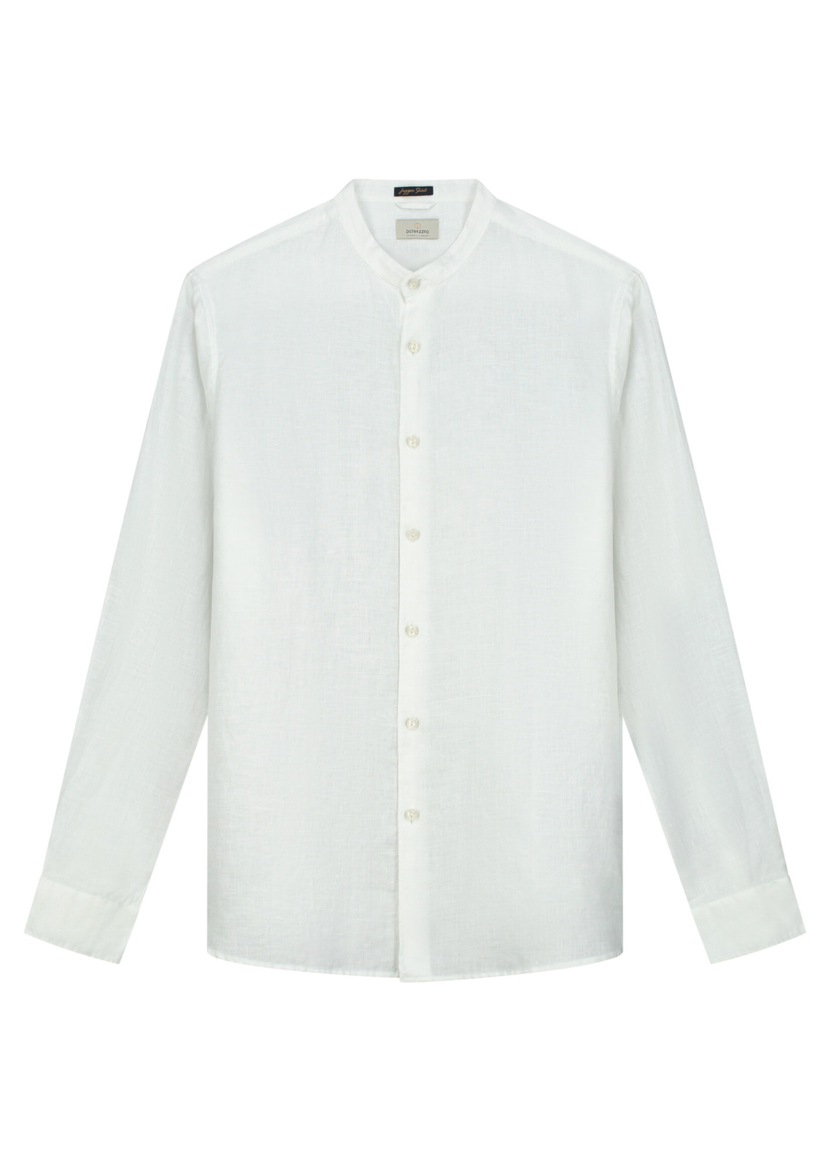 DSTREZZED Jagger Mao Shirt - Blanc