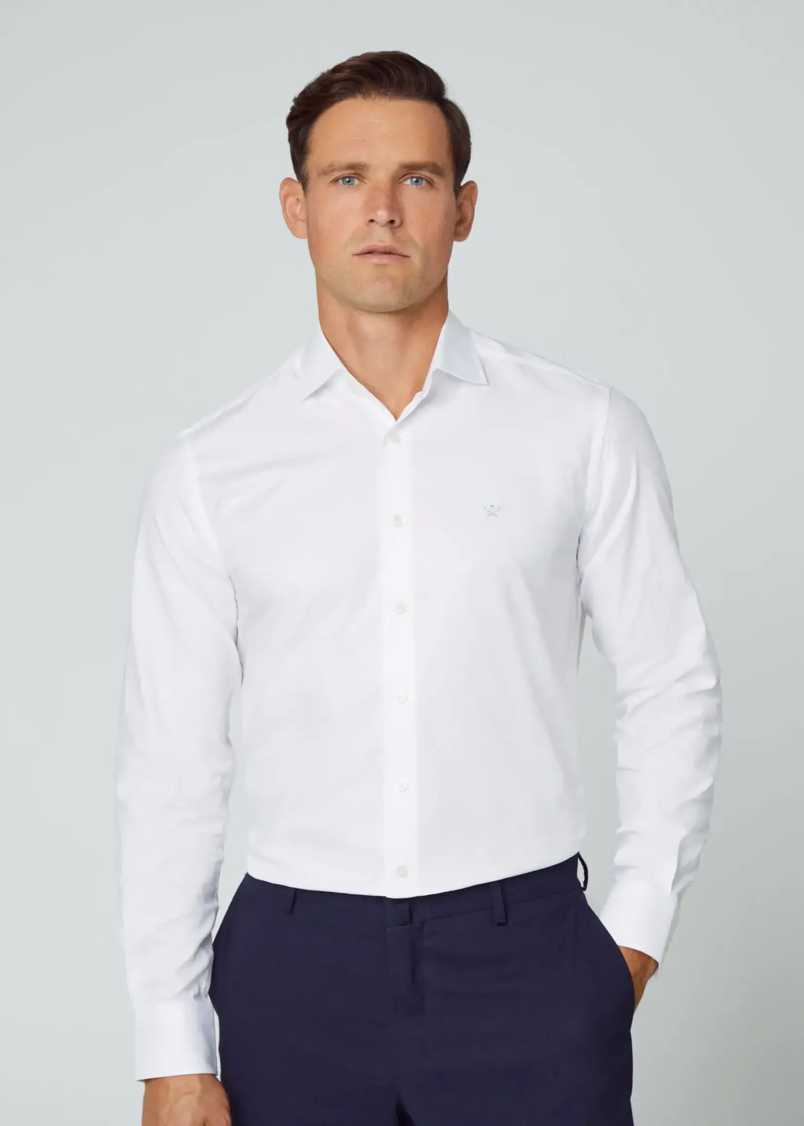 HACKETT Chemise extensible coupe slim - Blanc