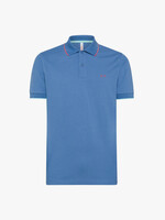 SUN68 Polo Small Stripes on Collar S/S