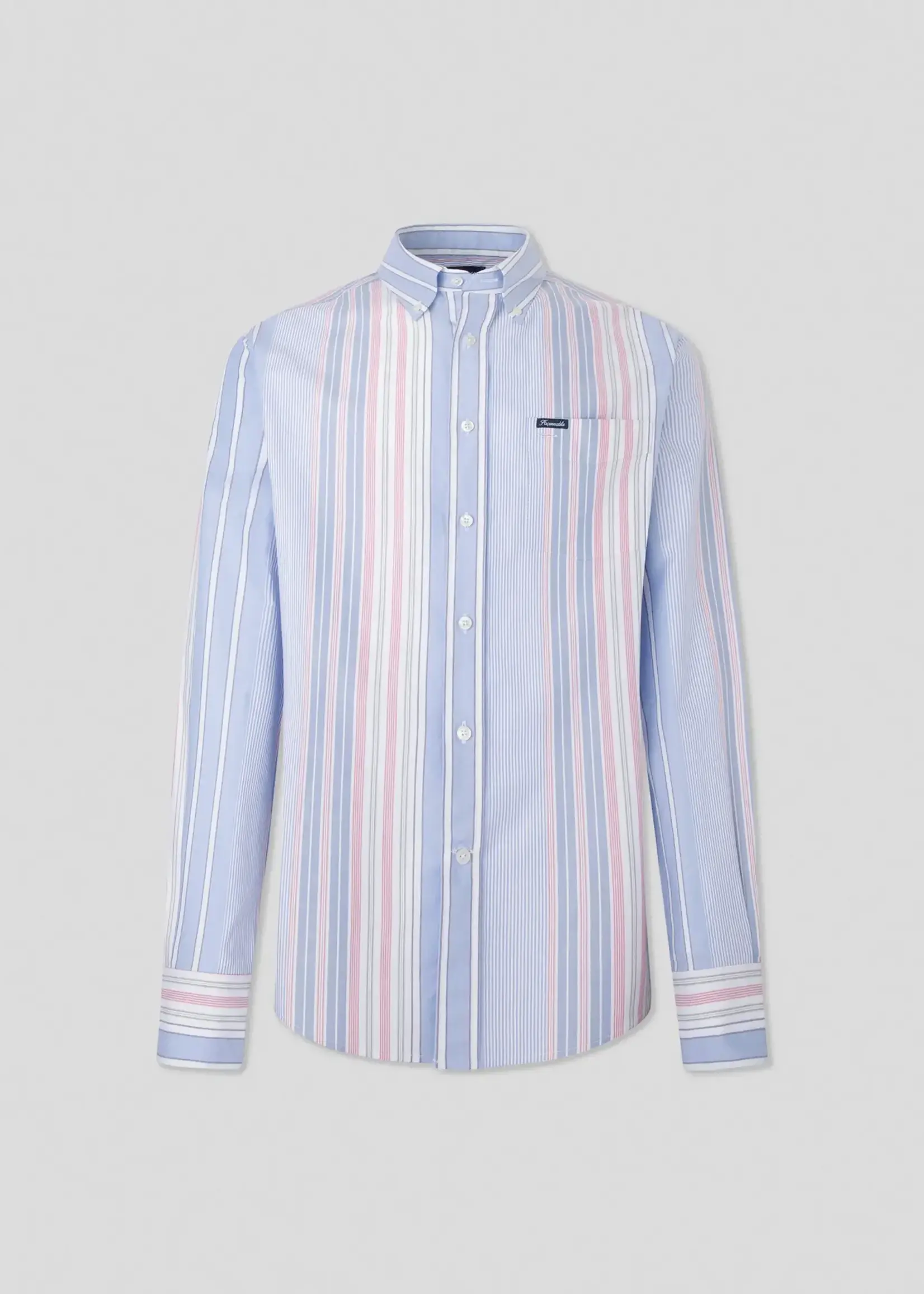 FAÇONNABLE Club Fit Oxford Striped Shirt - Multi