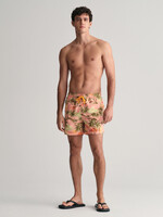 GANT Hawaiian print swim shorts