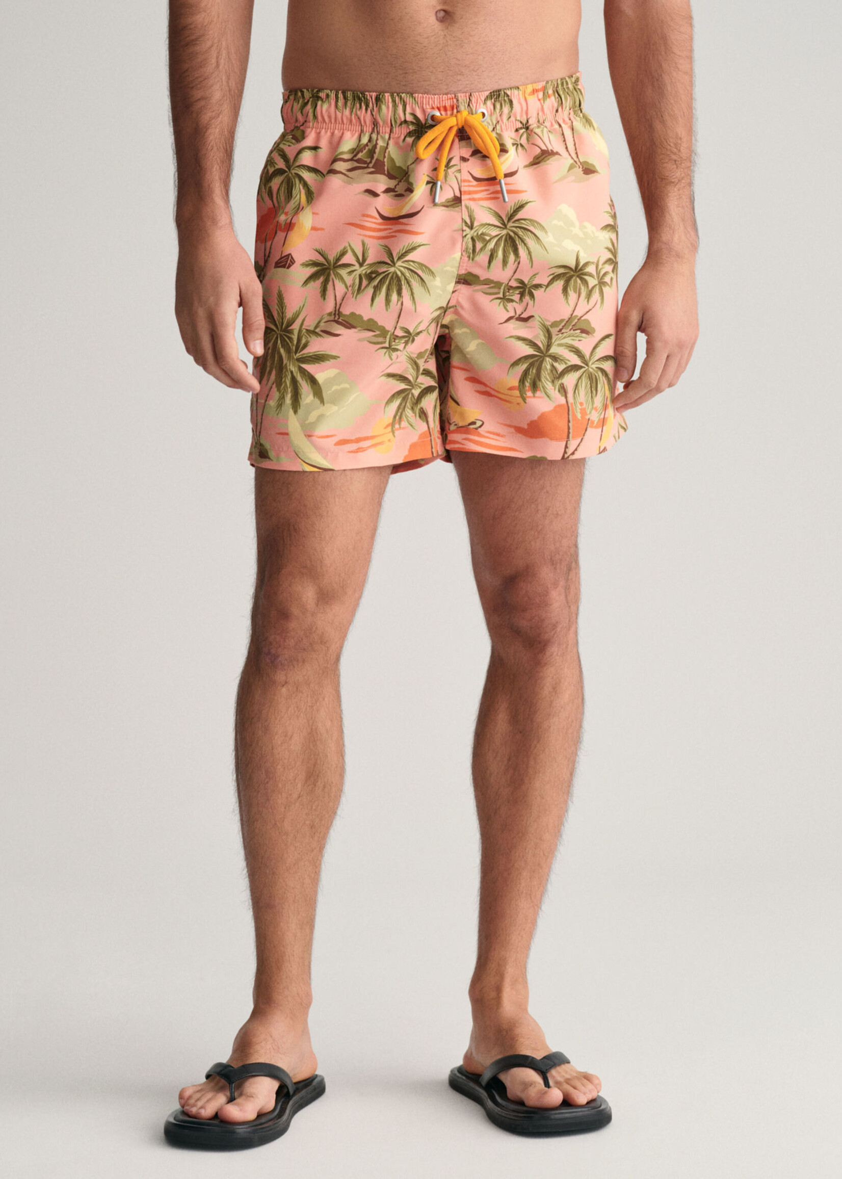 GANT Hawaiian print swim shorts - Peachy Pink