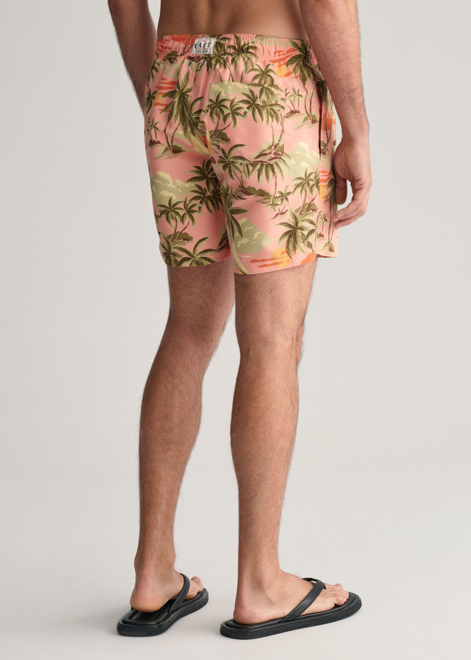 GANT Hawaiian print swim shorts - Peachy Pink