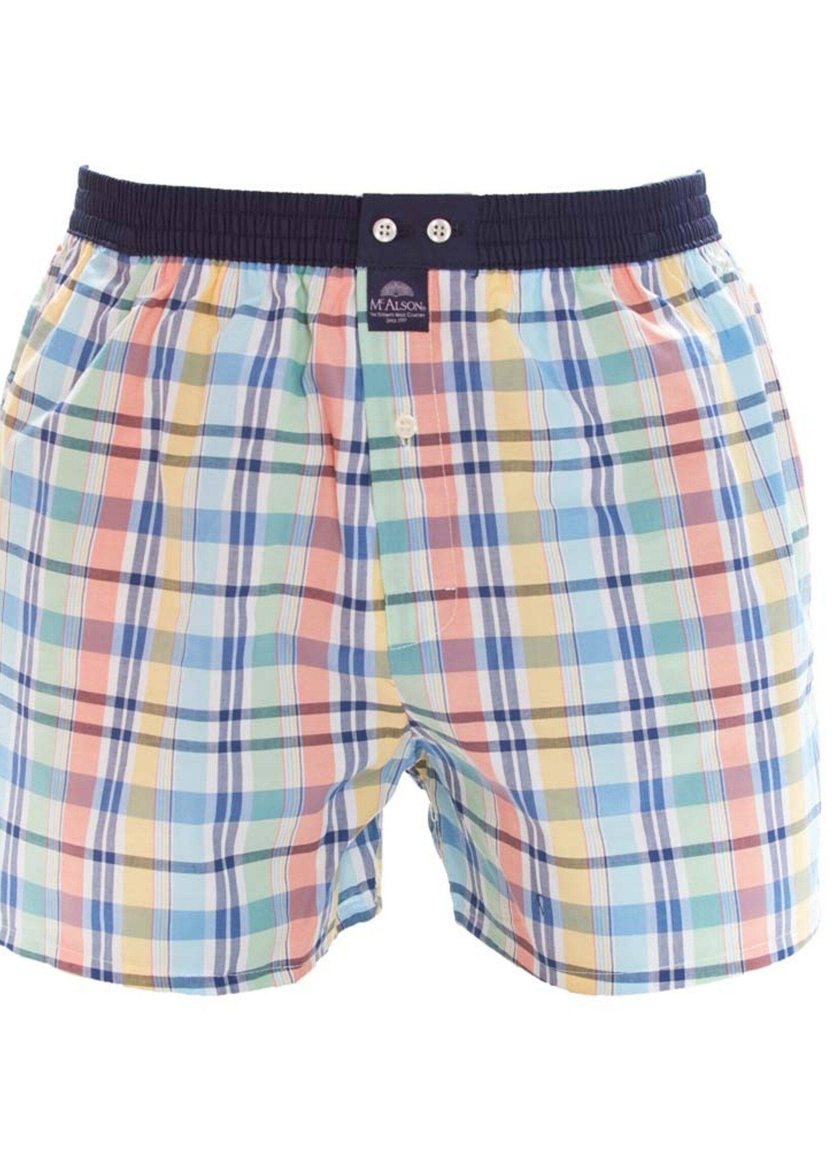 MC ALSON M4933 - Gingham multicolour yellow