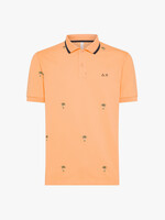 SUN68 Polo met palmprint