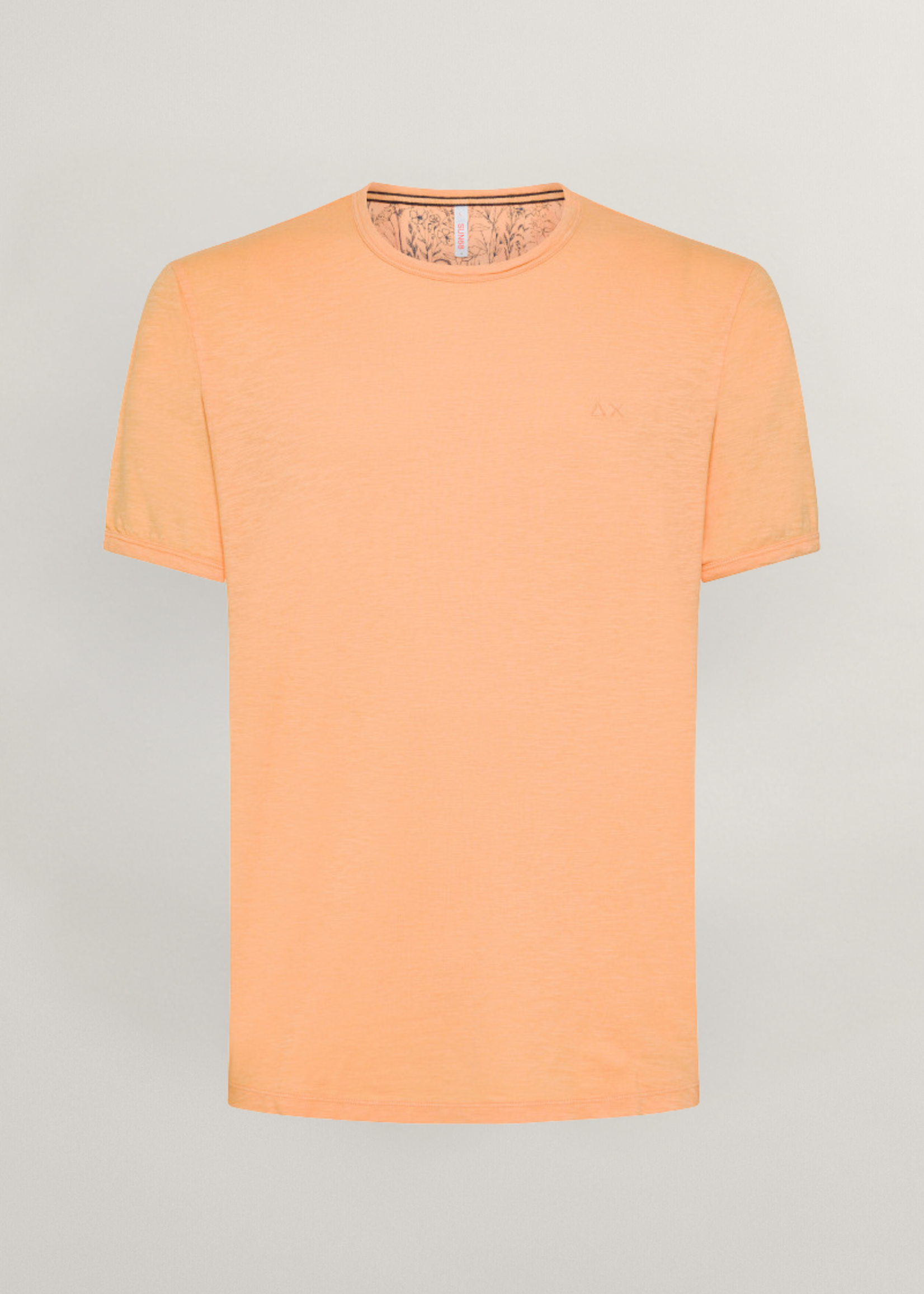 SUN68 T-shirt Round Bottom S/S - Orange