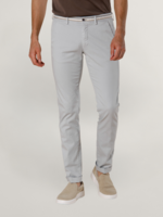 MASON'S Torino Summer slim fit heren chino broek van katoen en tencel met linten